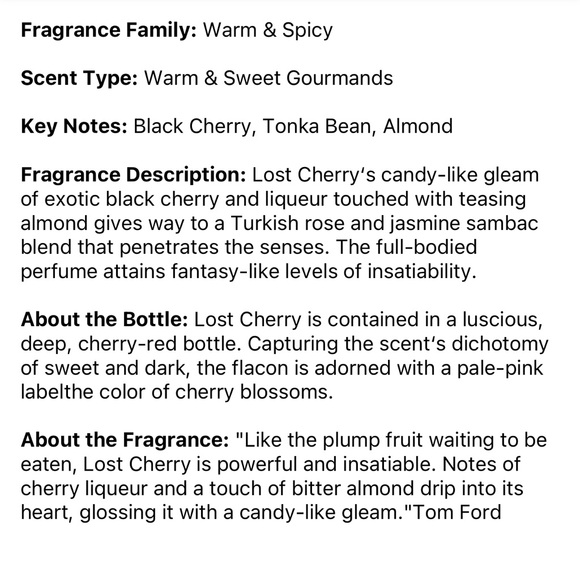 🍒 TOM FORD Lost Cherry Travel Size 4ml - Picture 4 of 4